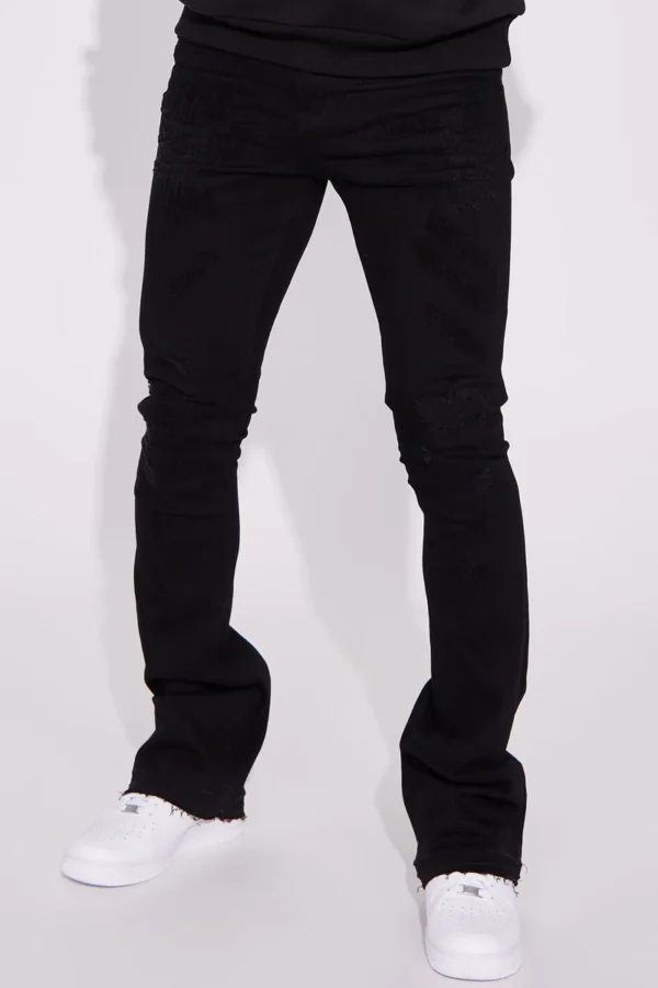 03-25-23Studio7_BN_DJ_15-14-23_11_GFN48_Black_16134_JB Black Skinny Flare Jeans