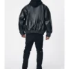 mauroicardi Casual Oversized Leather Jacket