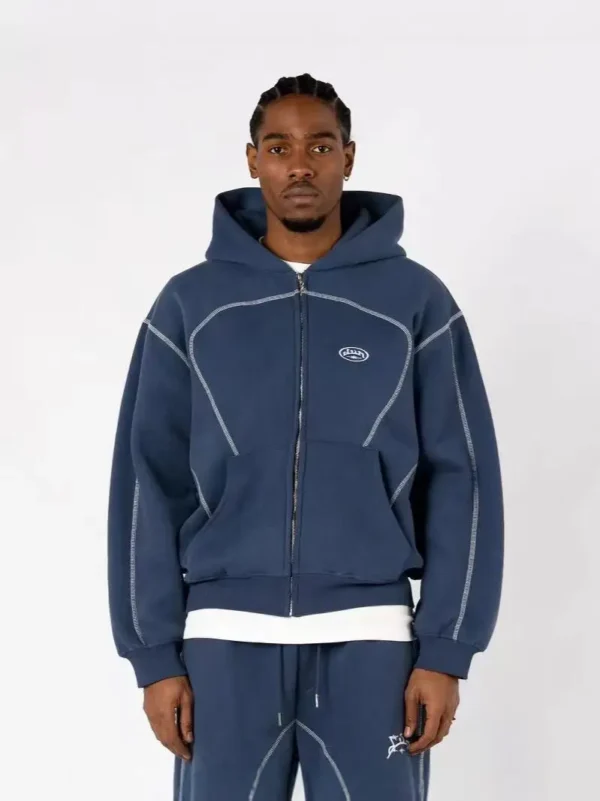 Bigg Orange Hooded Track Pant Set