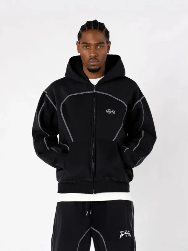 Bigg Orange Hooded Track Pant Set