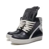 Leather High Top Sneakers