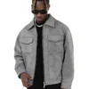 kf-S52499f29dce44dc3becef03aa920971dS Grey vintage suede jacket